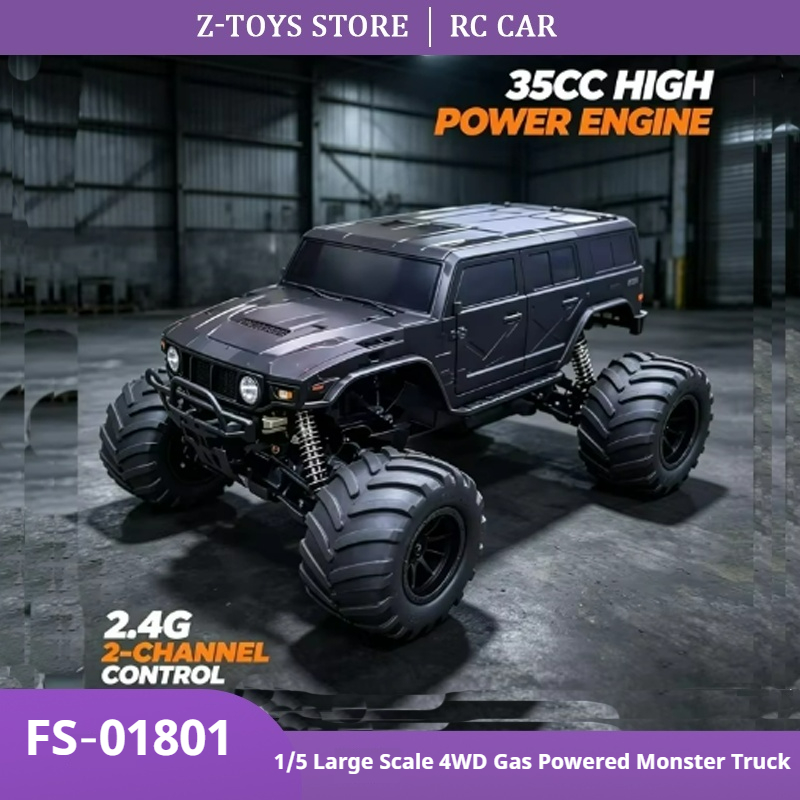 Rc Hobby Grade Monster Truck - FS‑01801 รถบรรทุกมอนสเตอร์ RC ขับเคลื่อน 4 ล้อ