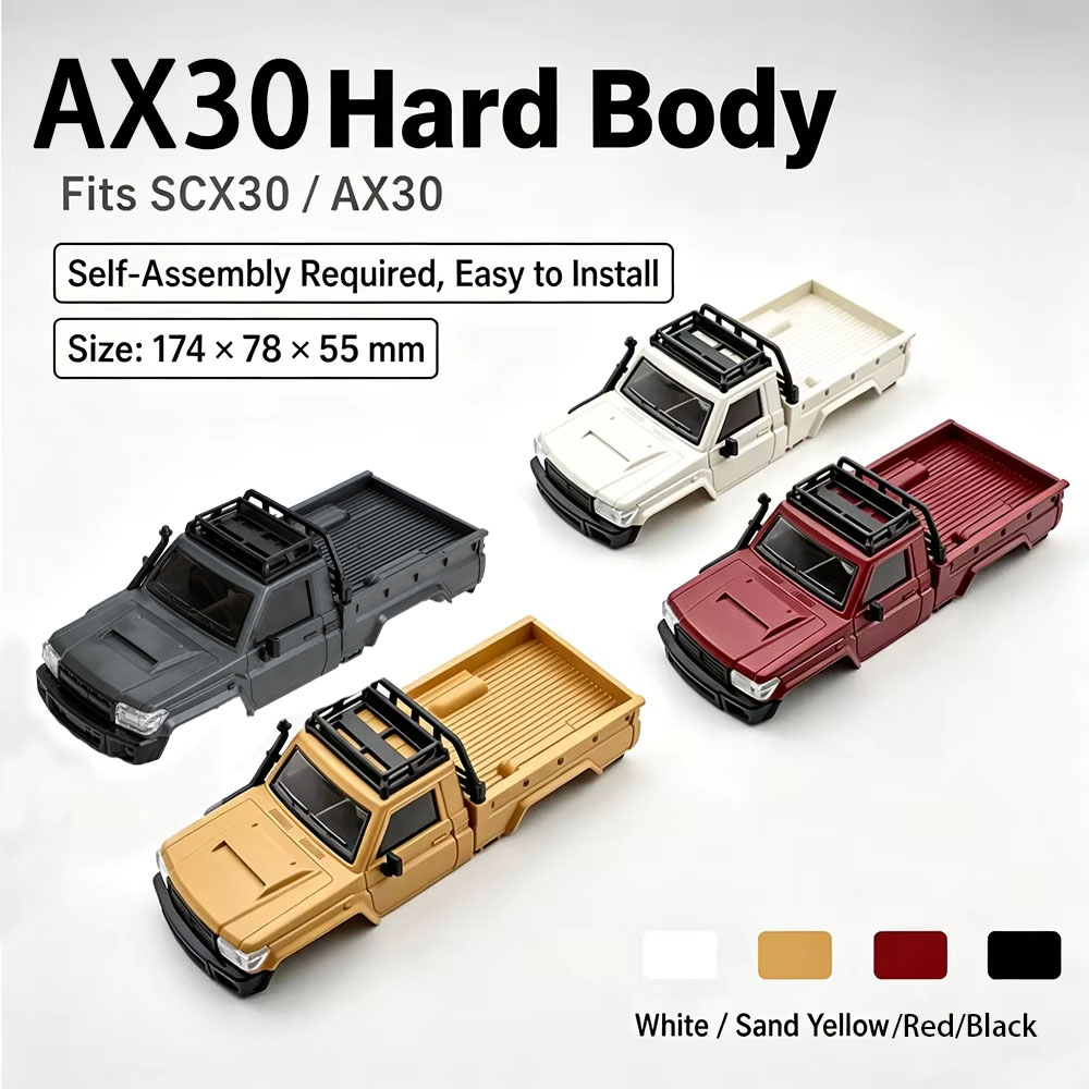 เปลือกตัวถังแข็งสำหรับรถกระบะ  - Rc Hobby Grade Truck บทวิจารณ์และราคา
