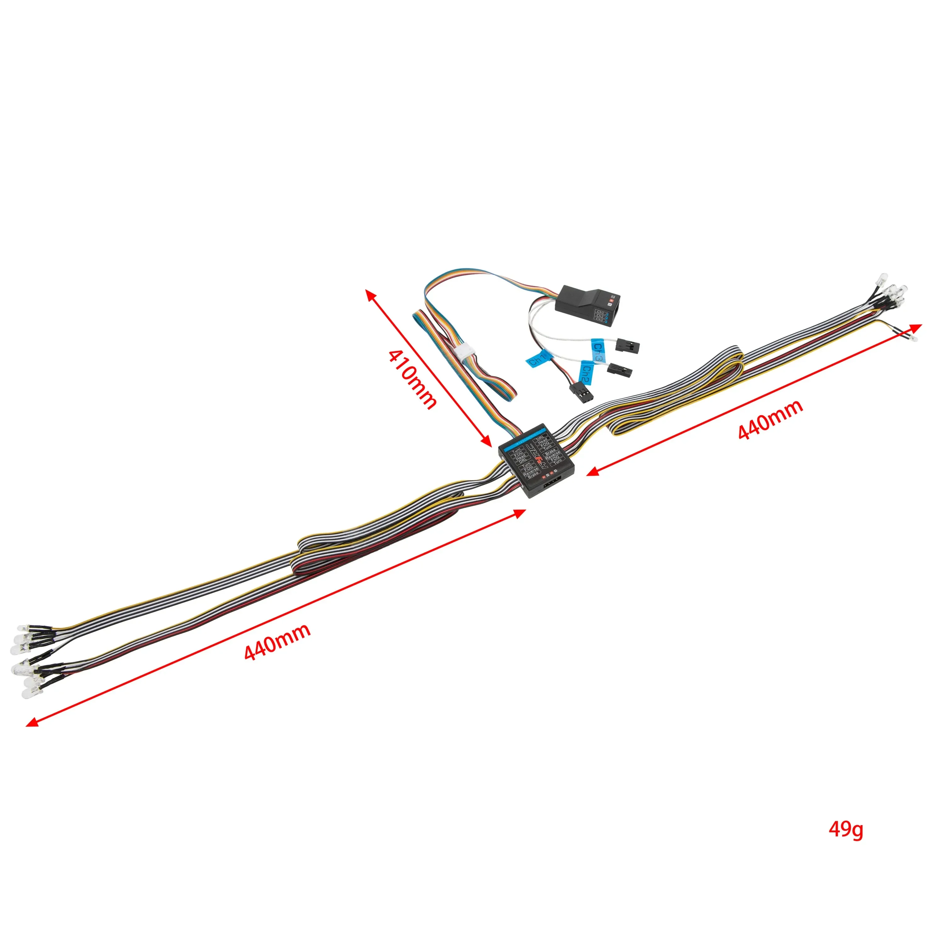 RC รถ 1/8 1/10 RC รถ 14 ไฟ LED - Rc Hobby Toucan บทวิจารณ์และราคา