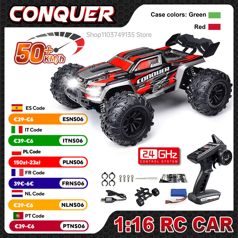 WLtoys 1:16 Scale RC ขนาดใหญ่ร - Rc Hobby Grade Truck บทวิจารณ์และราคา