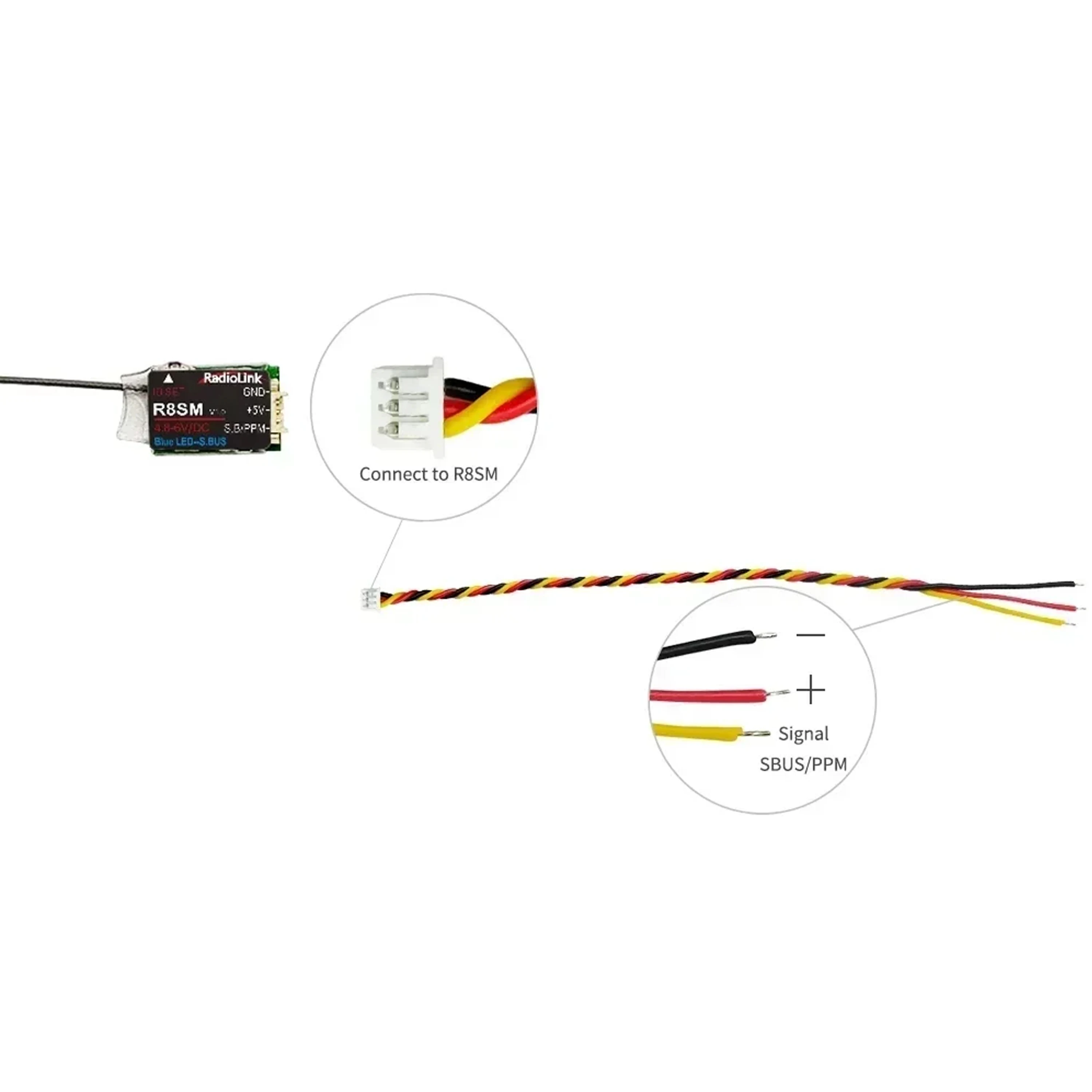 Radiolink R8SM 8 ช่อง 2.4G Min - Receiver Sbus 8Ch บทวิจารณ์และราคา