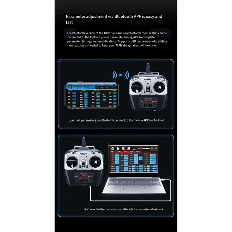 Radiolink T8FB 8CH 2.4Ghz ตัวส - Receiver Sbus 8Ch บทวิจารณ์และราคา