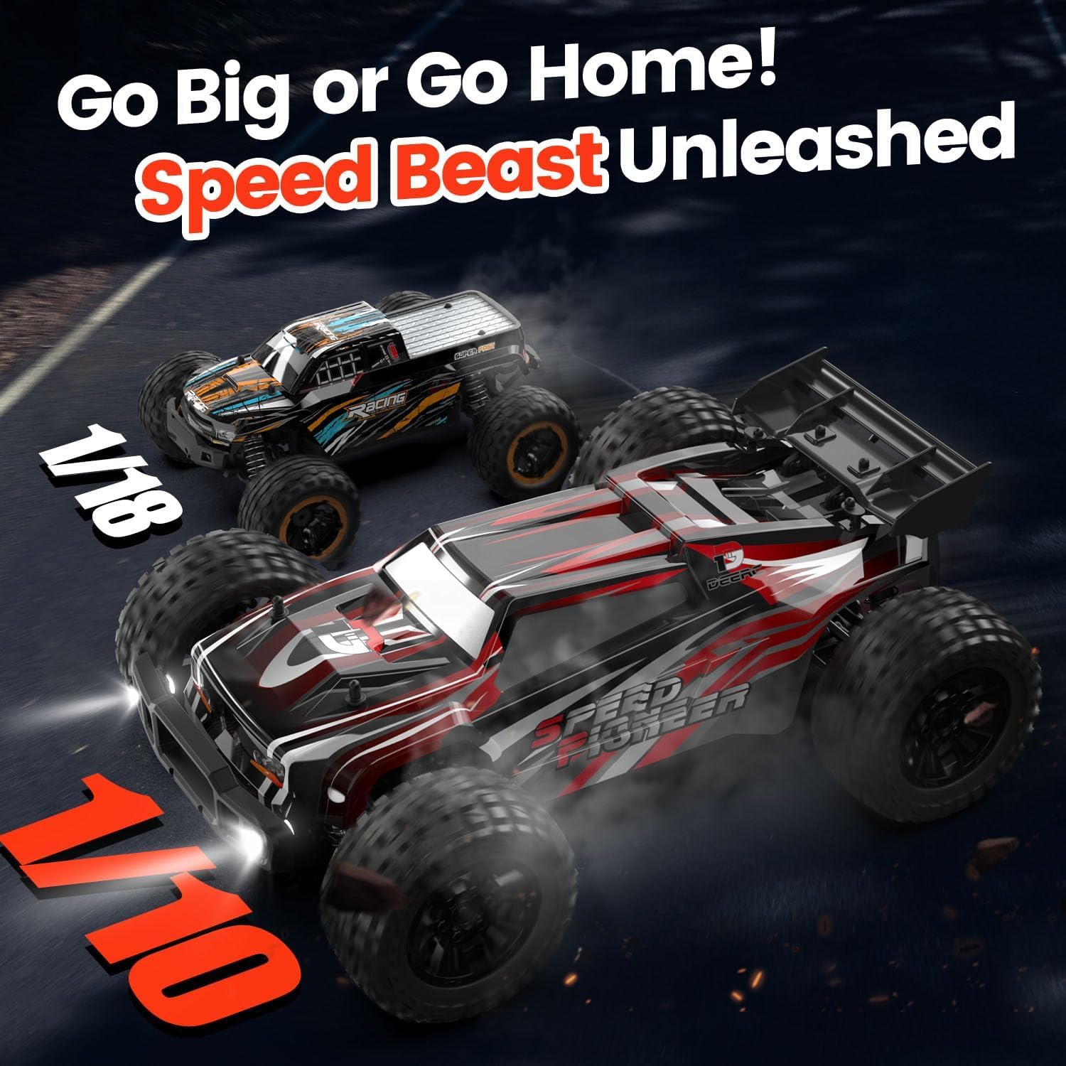 รถบังคับวิทยุขนาดใหญ่ สเกล 1:1 - Rc Hobby Grade Monster Truck บทวิจารณ์และราคา