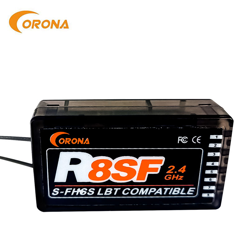 Corona R8SF 8CH 2.4GHz S‑FHSS  - Receiver Sbus 8Ch บทวิจารณ์และราคา
