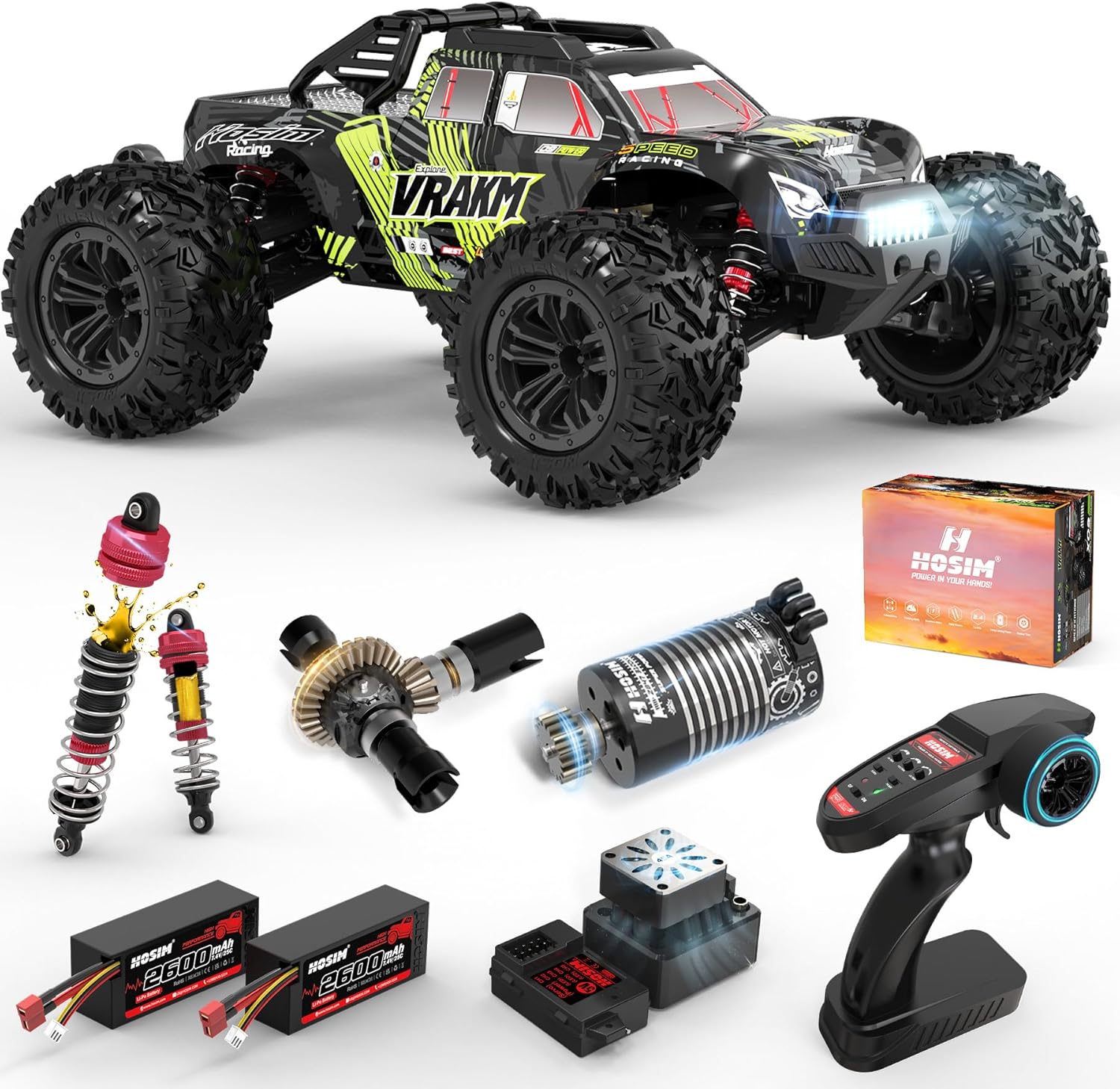 รถ RC แบบไม่มีแปรงถ่านสำหรับผู - Rc Hobby Grade Monster Truck บทวิจารณ์และราคา